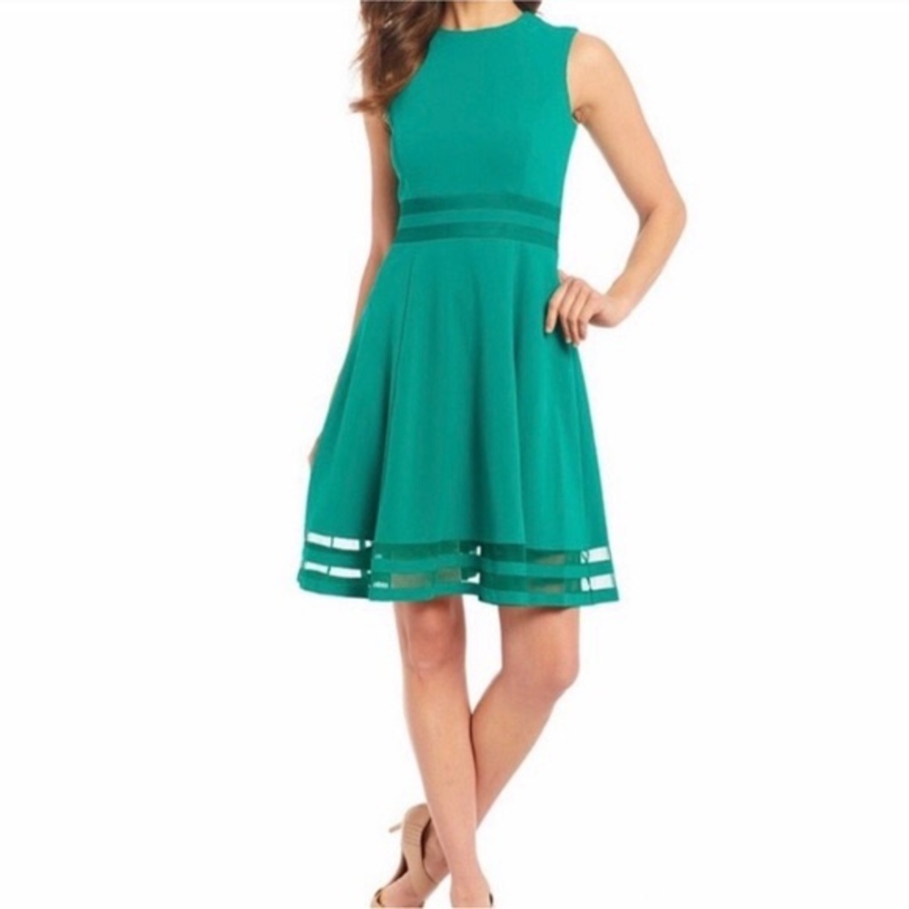 Gorgeous A-line dress with mesh details